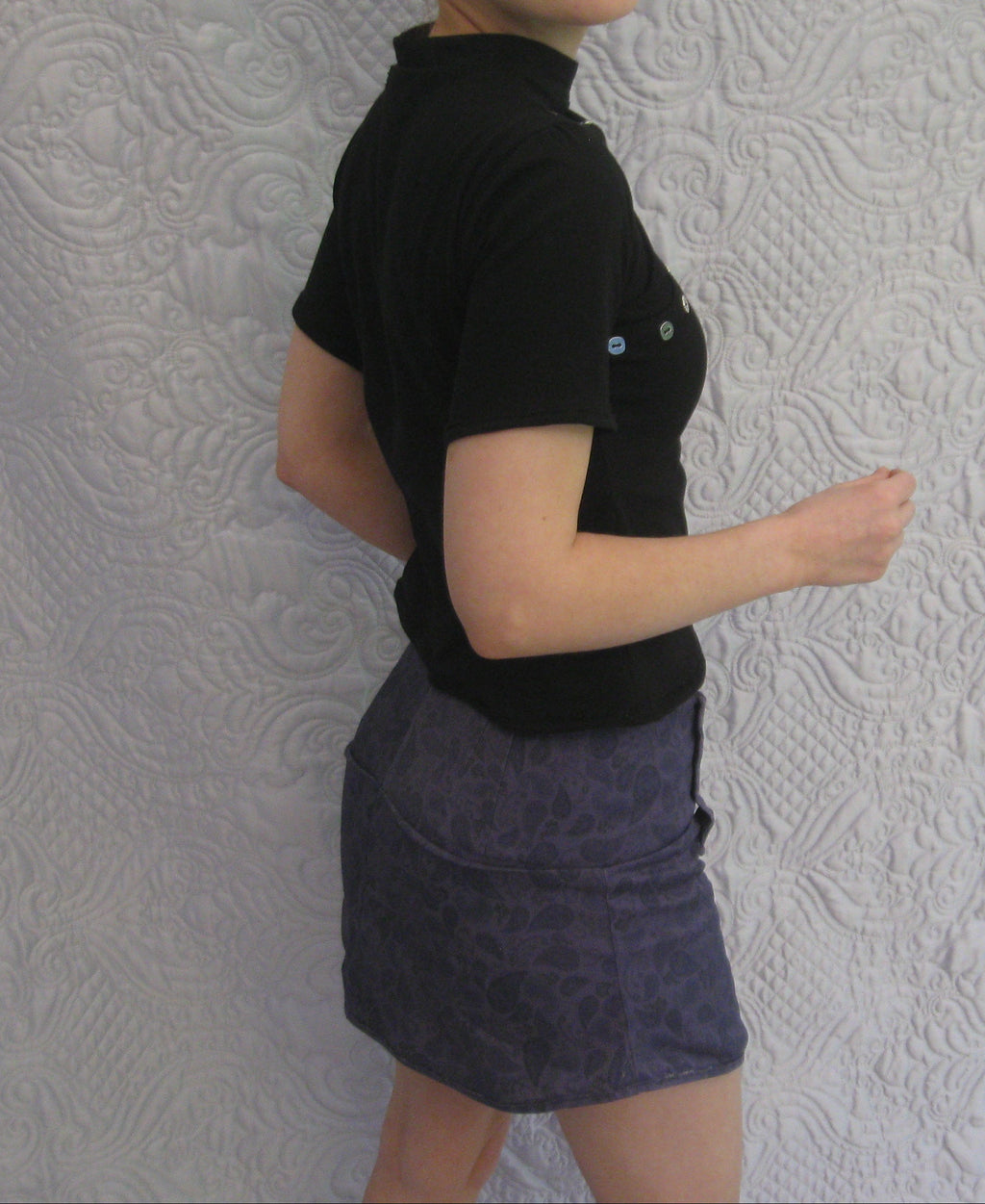 Paisley Mini Skirt