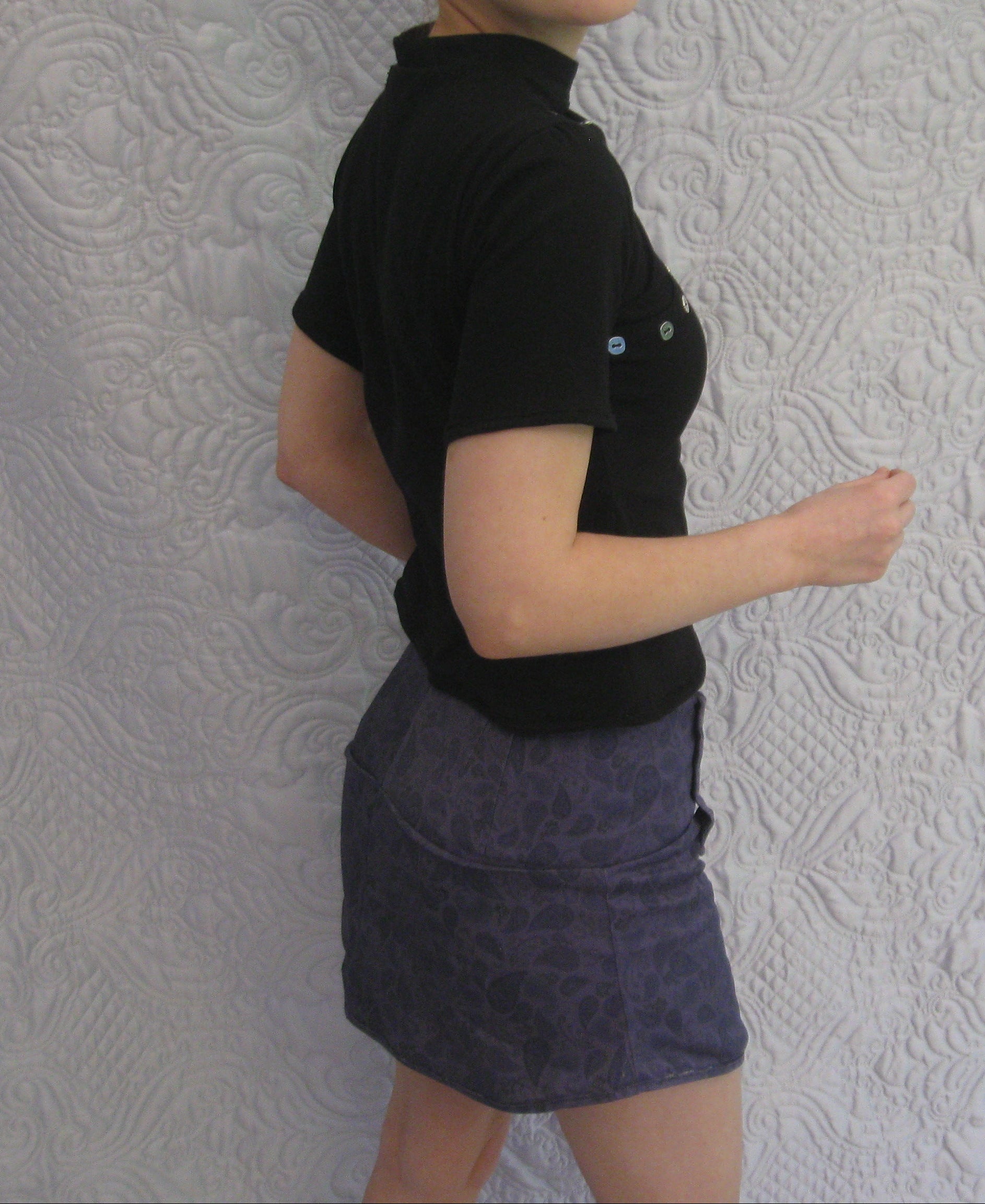 Paisley Mini Skirt