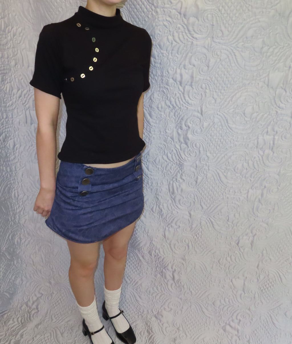 Paisley Mini Skirt