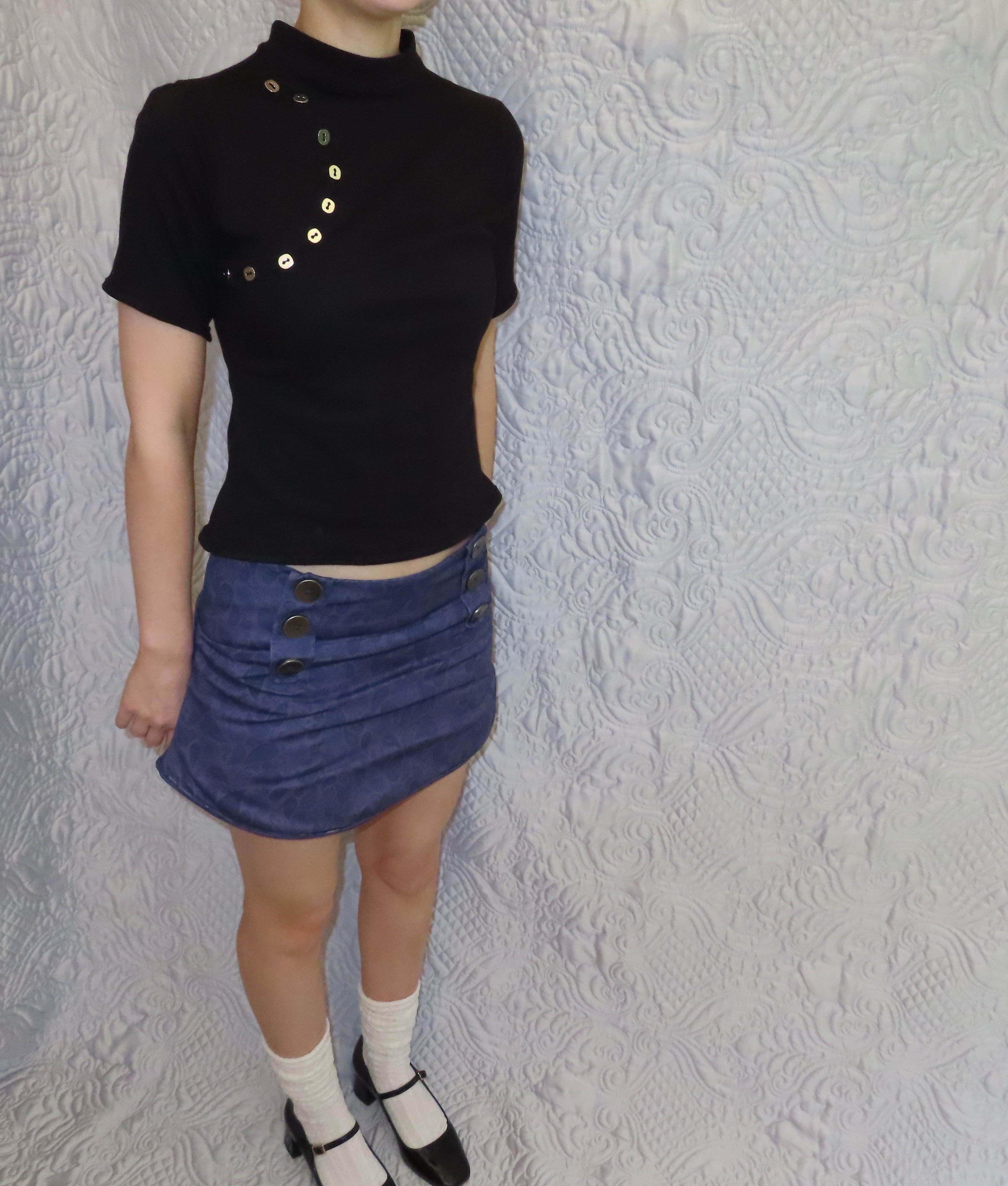 Paisley Mini Skirt