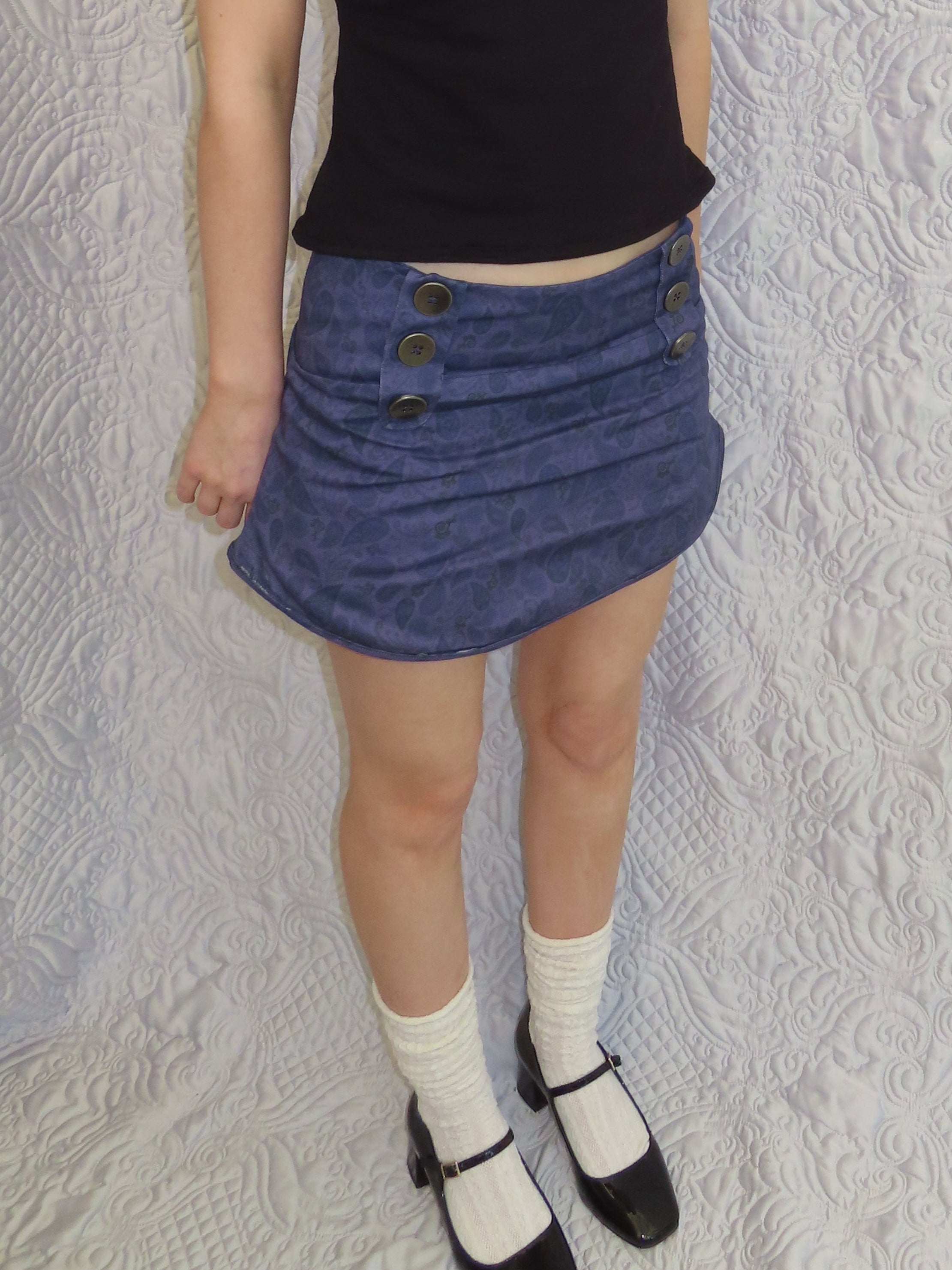 Paisley Mini Skirt