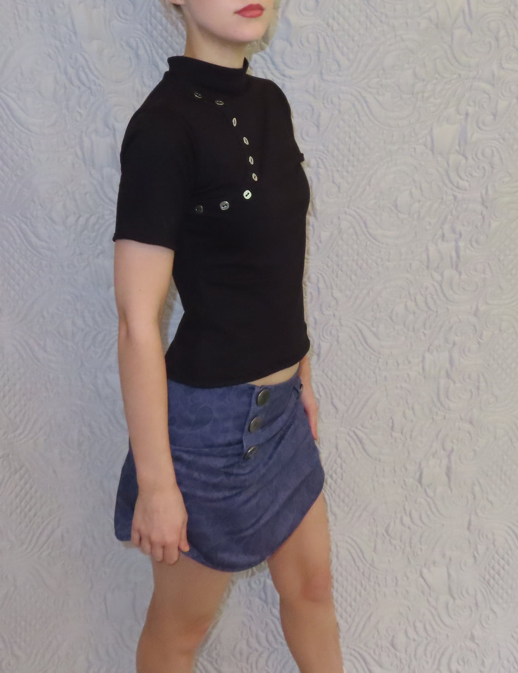 Paisley Mini Skirt